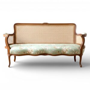 Jade Wicker Sofa classic wooden wicker couch