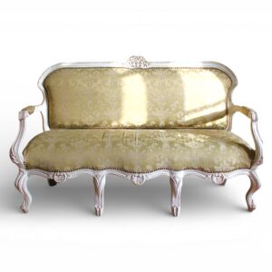 Goldleaf Jacquard Lounge luxury carved sofa