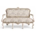 Goldleaf Jacquard Lounge luxury carved sofa