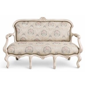 Goldleaf Jacquard Lounge luxury carved sofa