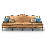 Palace Luxe Sofa with carved hardwood frame