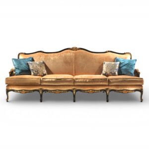 Palace Luxe Sofa with carved hardwood frame