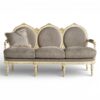 Baroque Gilded Trio Settee luxury carved sofa