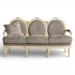 Baroque Gilded Trio Settee luxury carved sofa