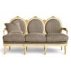 Baroque Gilded Trio Settee luxury carved sofa