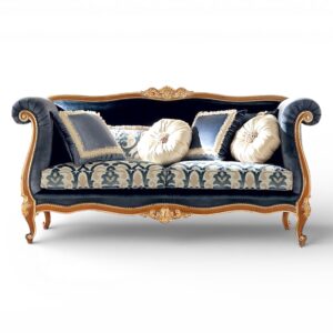 Dynasty Royale Sofa with carved hardwood frame