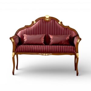 Rajsi Heritage Loveseat classic carved luxury sofa