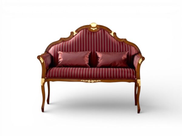 Rajsi Heritage Loveseat classic carved luxury sofa