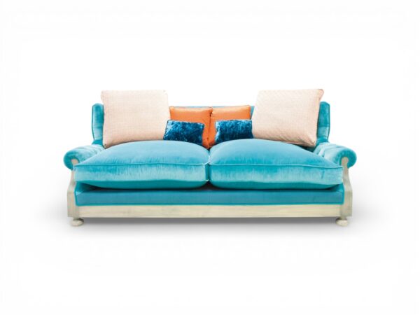 Cobalt Plush Elite Sofa luxury velvet sofa