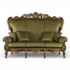 Bellaforte Ornate Sofa with carved hardwood frame