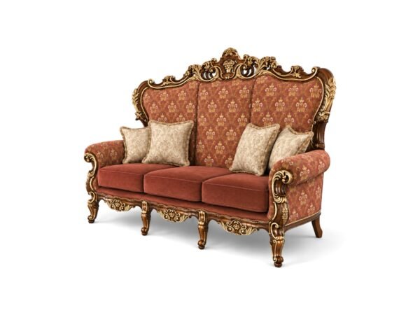 Ornate palace style living room sofa