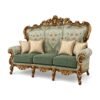 Ornate palace style living room sofa