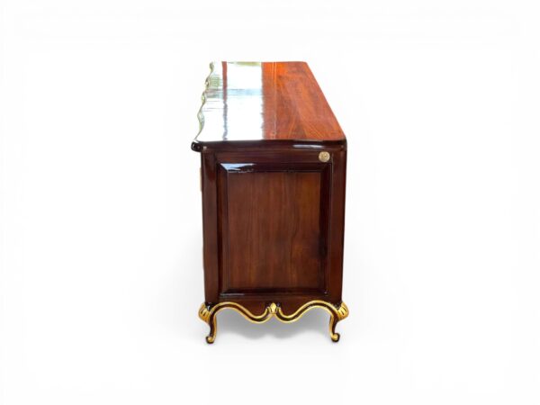 Luxury wooden cabinet with gilt detailing
