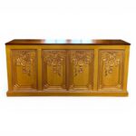 Art Deco Carved Sideboard luxury wooden cabinet