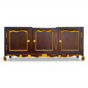 Baroque Scroll Buffet luxury wooden cabinet