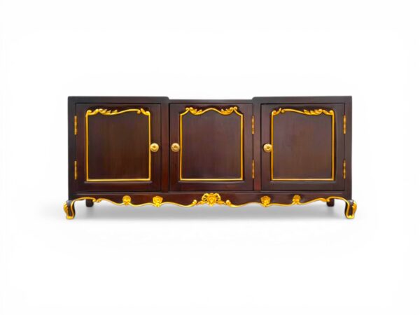 Baroque Scroll Buffet luxury wooden cabinet