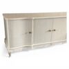 Classic rococo sideboard with curved wooden frame
