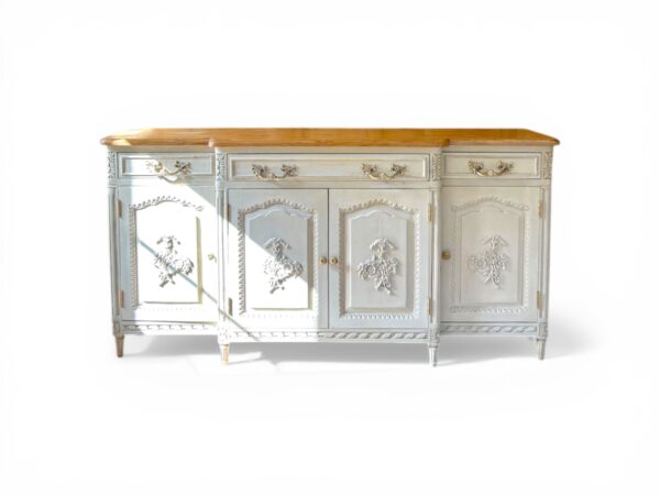 Classic french sideboard with scroll carved detailing