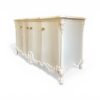 Elegant carved buffet with floral detailing