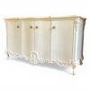 Luxury dining buffet with carved base design