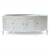 Elegant carved sideboard with antique finish