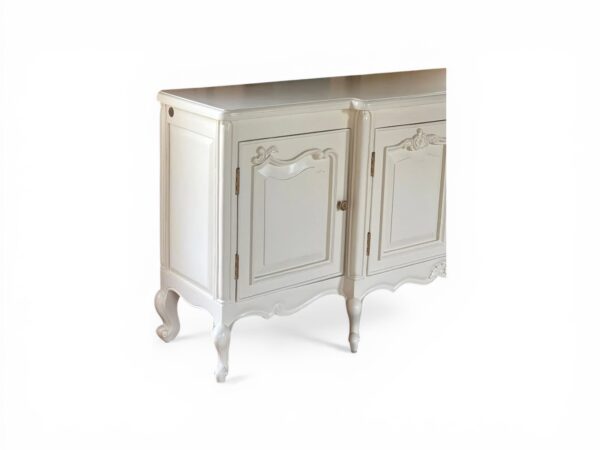Classic wooden sideboard with intricate detailing