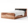 Copper finish aviator bed frame