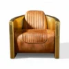 Aviator Brass Armchair luxury design