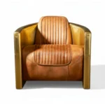Aviator Brass Armchair luxury design