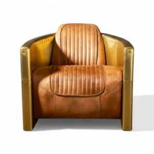 Aviator Brass Armchair luxury design