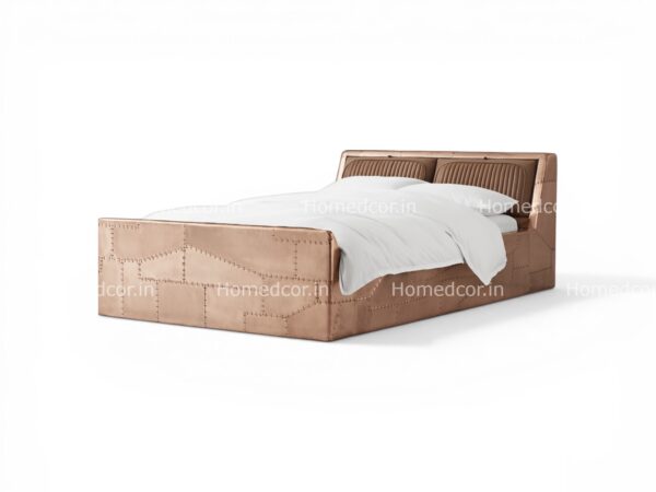 Designer aviator bed with headboard