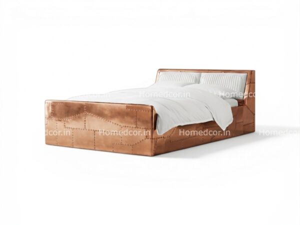 Aviator Copper Wing Bed leather design