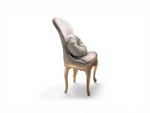 Luxury carved wooden dining chair