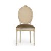 French dining chair with oval cane back