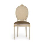 French dining chair with oval cane back