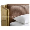 Luxury metal clad aviator bed frame