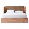 Aircraft inspired copper finish bed