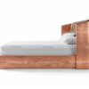 Premium aviator bed with leather headboard