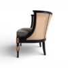Luxury wooden chair with cane panels