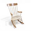 Country Classic Rocker wooden spindle back chair