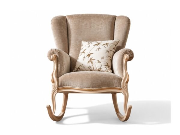 Comfort Rocker upholstered luxury rocking chair