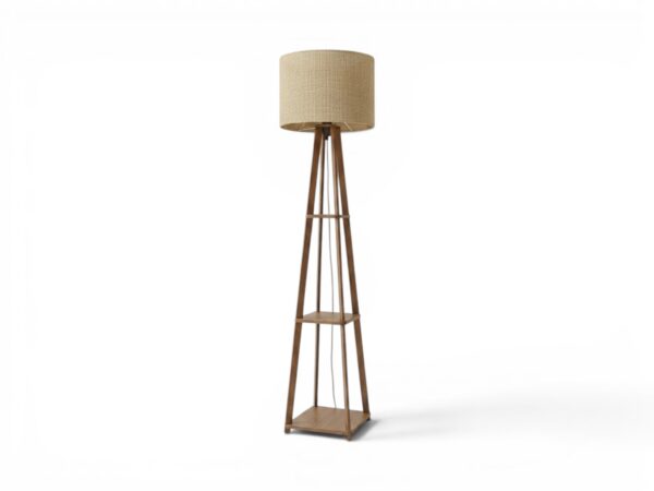 Studio Tripod Lamp with wooden frame