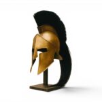 Decorative Spartan Warrior Helmet with black crest