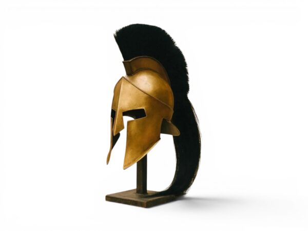 Decorative Spartan Warrior Helmet with black crest
