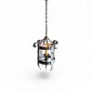 Vintage hanging iron pendant light