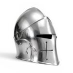 Handcrafted medieval Crusader Armour Helme
