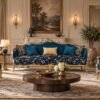 Royal Curve Sofa with elegant curved Hand carving