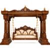 Heritage Throne Swing handcrafted in premium teakwood