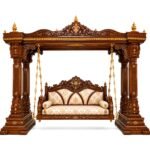 Heritage Throne Swing handcrafted in premium teakwood