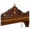 Handcrafted palace-style wooden jhula